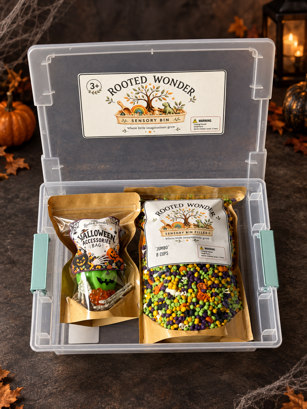 Spooky Halloween Sensory Bin