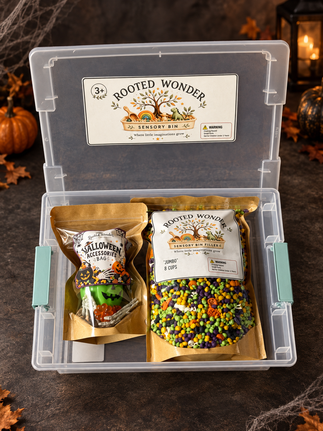 Spooky Halloween Sensory Bin