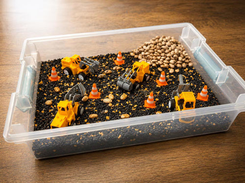 Construction Zone - Sensory Bin